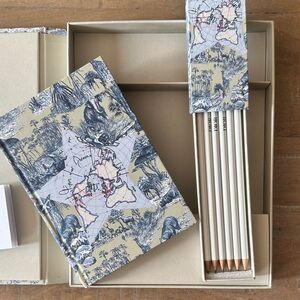 Dior Cream Notebook with Elegant Design